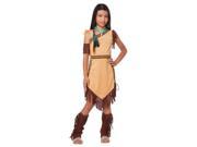 Native American Princess Child Costume Large