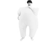 Inflatable Chub Suit Costume White One Size Fits Most