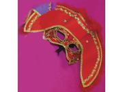 Sea Captain Hat Venetian Masquerade Mardi Gras Mask W Marabou Trim