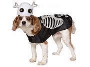 Skeleton Pet Costume Small