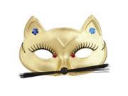 Gold Panther Half Mask Costume Accessory Adult