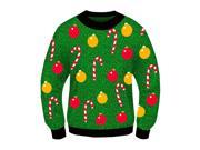 Ugly Christmas Ornament Adult Sweater Medium