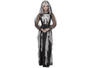 Skeleton Bride Costume Adult Women Small Medium
