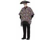 Day Of The Dead Serape Costume Adult Standard