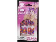 Circus Sweetie Polka Dot Costume Nails One Size