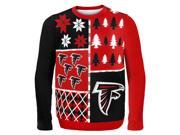 Atlanta Falcons Busy Block NFL Ugly Sweater X Large