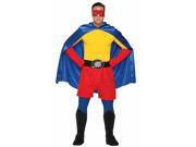 Superhero Black Costume Boot Tops Adult Large