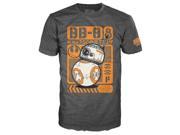 Star Wars The Force Awakens Funko POP Movie Poster BB 8 Adult T Shirt Large