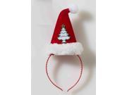 Christmas Tree Santa Hat Costume Headband One Size