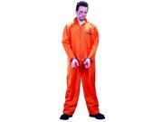 Got Busted Penitentiary Jumpsuit Handcuffs Costume Adult Standard