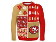 San Francisco 49Ers Busy Block NFL Ugly Sweater XX Large