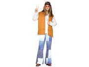 Hippie Gauze Costume Pants Adult Men Standard
