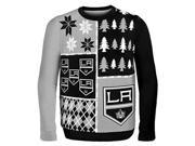 Los Angeles Kings NHL Busy Block Ugly Sweater XX Large