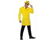 Pop Art Gangster Yellow Costume Jacket Adult Men Standard