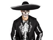 Day Of The Dead Costume Sombrero Adult