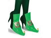 Elf Green Costume Shoe Covers
