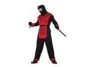 Fire Dragon Ninja Costume Adult Men Standard
