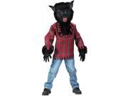 Werewolf Costume Child Black Medium