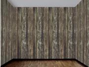 Haunted House Rotted Wood Wall 100 Ft Backdrop Halloween Decoration One Size