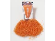 Cheerleader Pom Pom Megaphone Costume Accessory Set Orange One Size