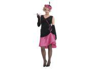 Roaring 20 s Penny Pink Flapper Costume Dress Adult Women Plus