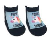 Poopin Rainbows Baby Socks 0 6 Month