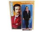 Anchorman 8 Inch Action Figure Battle Ready Brian