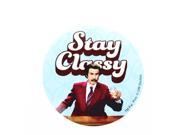 Anchorman The Legend of Ron Burgundy Stay Classy Button