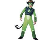 Wild Kratts Child Muscle Chest Costume Green Chris Kratt Spider Monkey Size 6