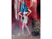 Sexy Zombie Candy Girl Dress Costume Adult Medium 8 10