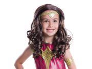 Dawn Of Justice Wonder Woman Costume Wig Child One Size