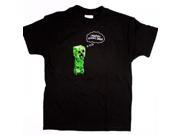 Minecraft Creepers Gonna Creep Youth T Shirt Youth Large