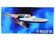 Star Trek Boldly Go 60 x30 Beach Towel