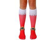 Unisex Santa Boots Knee High Socks