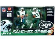 Mcfarlane NFL Figure 2 Pack Mark Sanchez Shonn Greene New York Jets