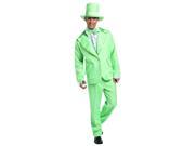 70 s Funky Green Prom Wedding Tuxedo Costume Adult Large