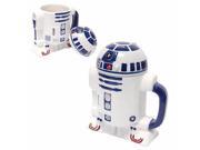 Star Wars 20oz Ceramic Figural Mug with Lid R2 D2