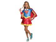 DC Superhero Girls Deluxe Supergirl Costume Child Large