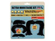 Retro Self Adhesive Costume Party Disguise Moustache Kit