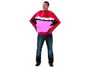 Funny Lips Tongue Costume Adult One Size Fits Most