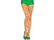 Poison Ivy Adult Sheer Printed Tights One Size Fits Most