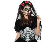 Day of the Dead Mantia Adult Costume Headband