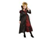 Vampiress Dracula Girl Premium Dress Costume Child Small