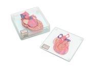 Anatomic Heart Specimen 6 Piece Coaster Set