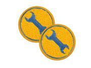 Team Fortress 2 Engineer Patches Set of 2 Team Blu