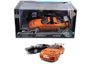 Fast Furious Die Cast Vehicle 2 Pack 68 Dodge Charger Street Toyota Supra