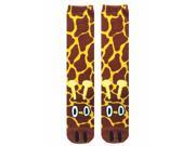 Giraffe Photo Print Crew Socks
