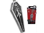 Nightmare Before Christmas Jack In Coffin Pewter Metal Keychain
