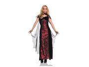 Tempest Gothic Velvet Satin Dress With Cape Costume Adult X Large