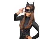 Catwoman Deluxe Goggles Mask Costume Accessory Kit Adult One Size